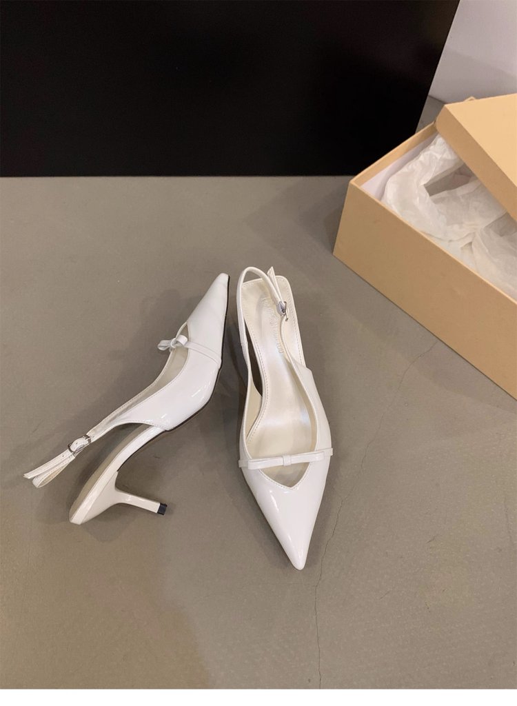 2026 Bow One-Strap Thin Heel Sandals