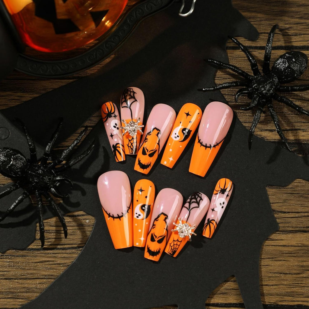 24pcs Purple Devil Nails