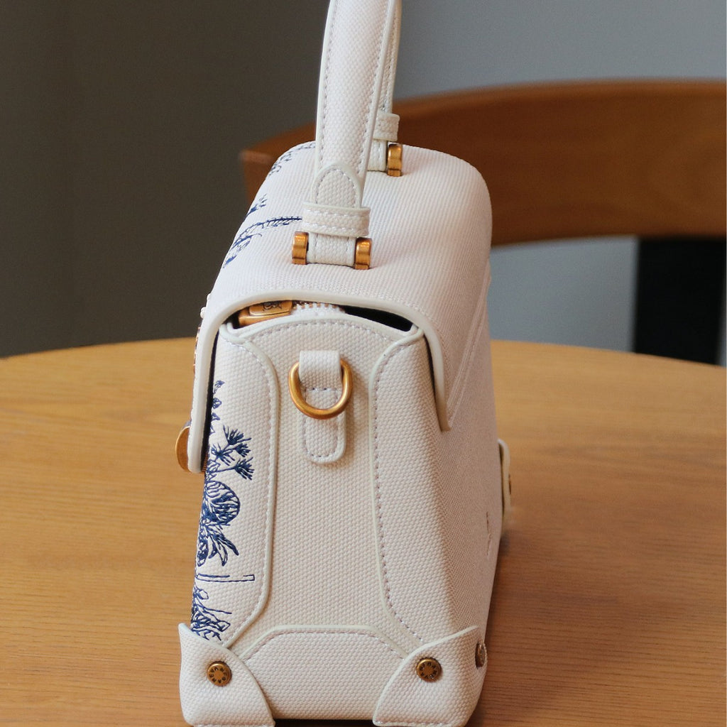 Women's Embroidered Luxury Tote Crossbody Bag