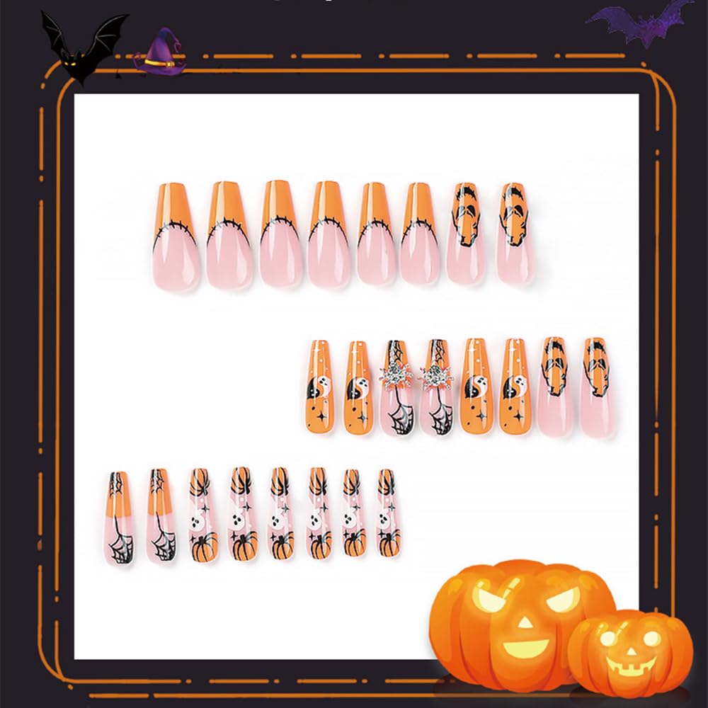 24pcs Purple Devil Nails