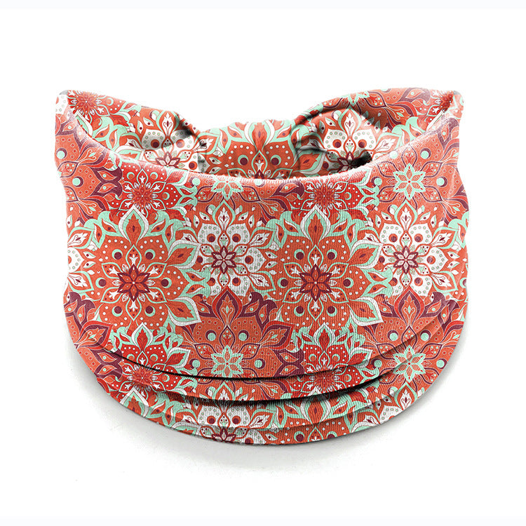 Datura Flower Elastic Hair Band