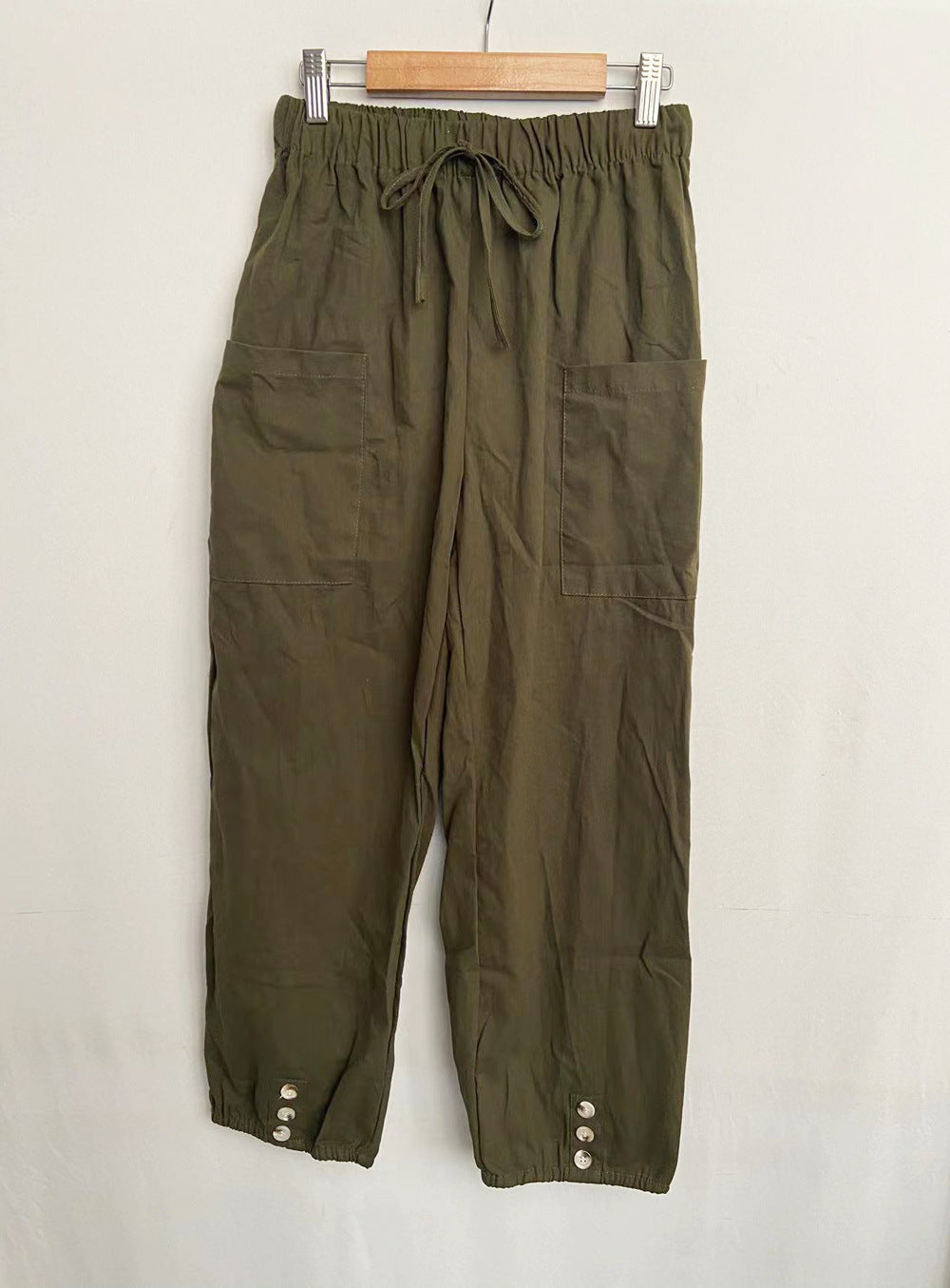 Women's Casual Nine-point Pants Wide Leg