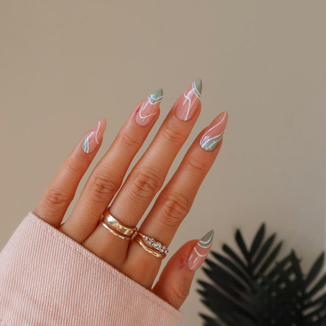 Gradient French Nails