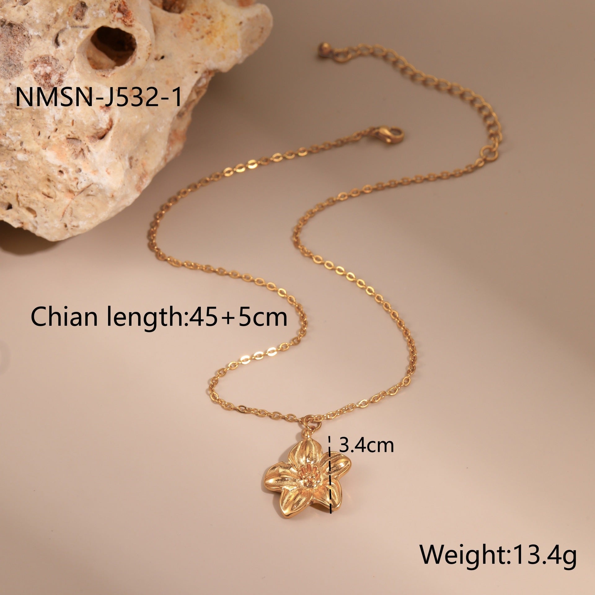 Necklace Titanium Steel Earrings Open Ring