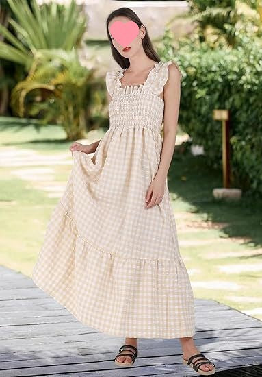 Sleeveless A-Line Plaid Swing