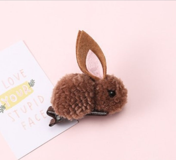 Cute three-dimensional bunny rubber band