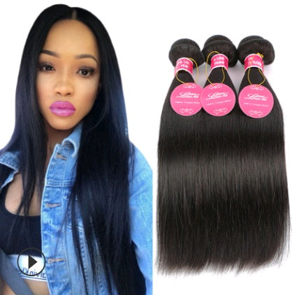 Natural Straight Human Hair Weft