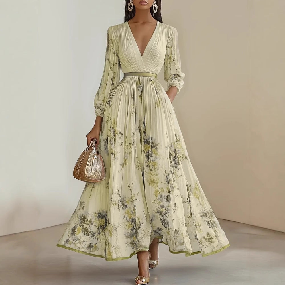Print Holiday Dress