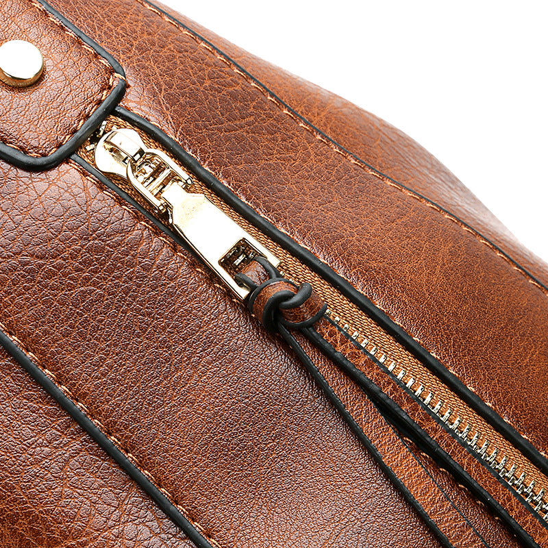 Hobo Zipper Bucket Bag