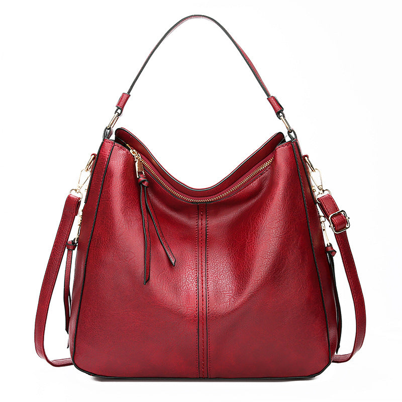 Hobo Zipper Bucket Bag