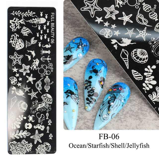 Love Flower Ocean Plate