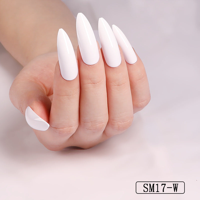 Long Almond False Nails