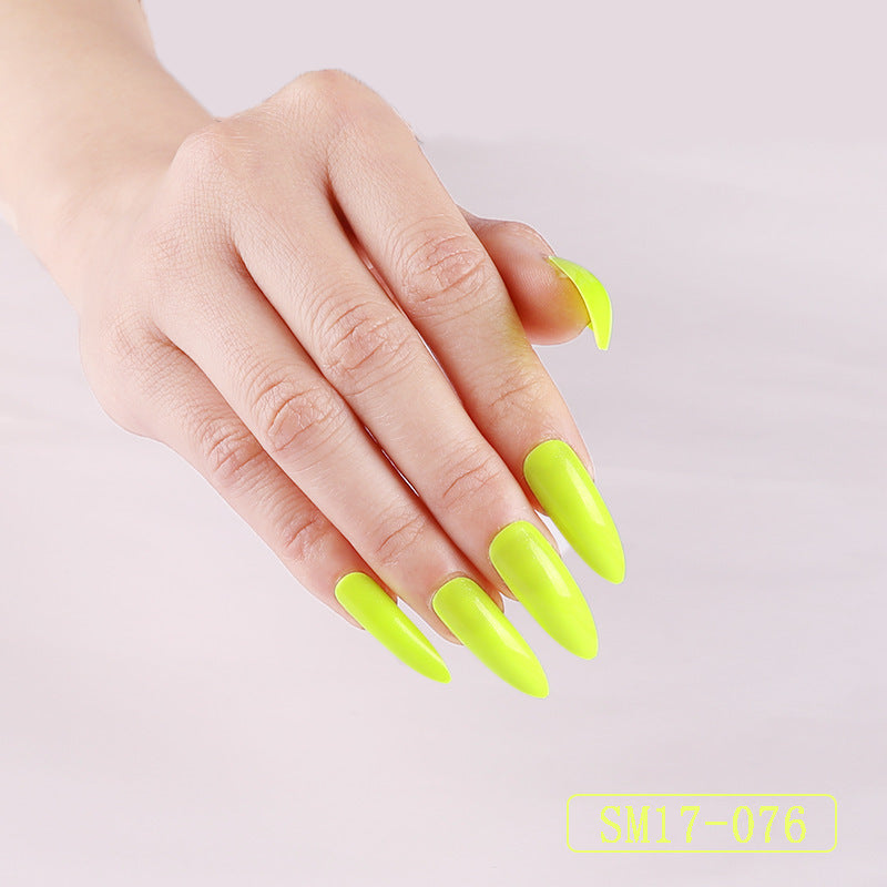 Long Almond False Nails