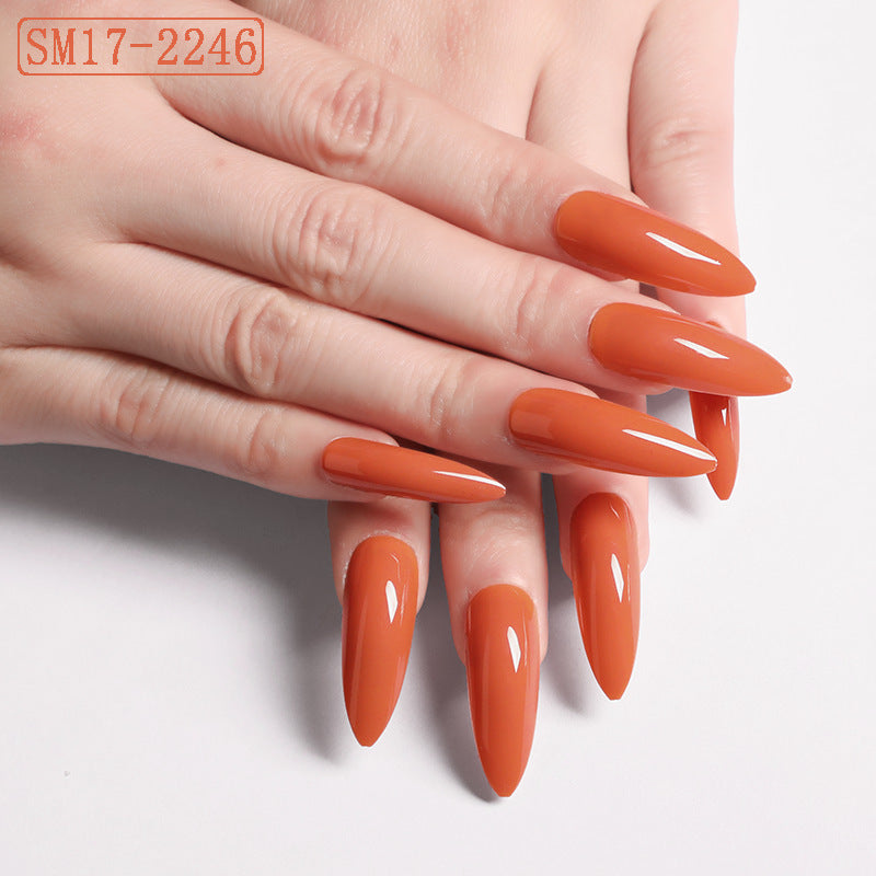 Long Almond False Nails