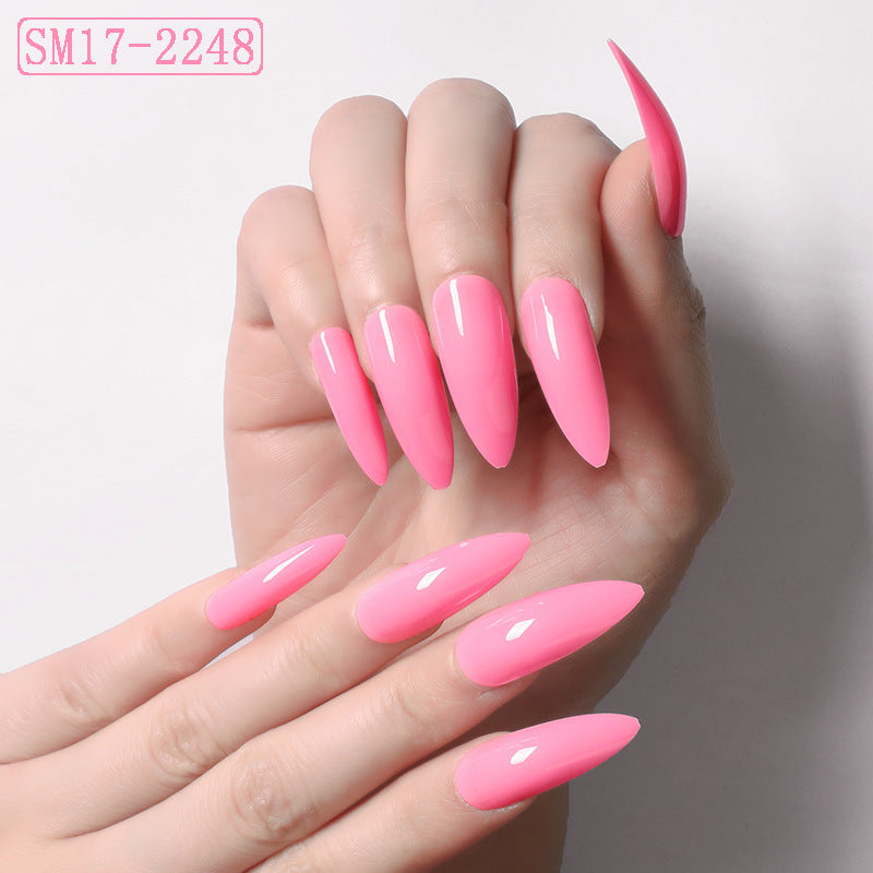 Long Almond False Nails