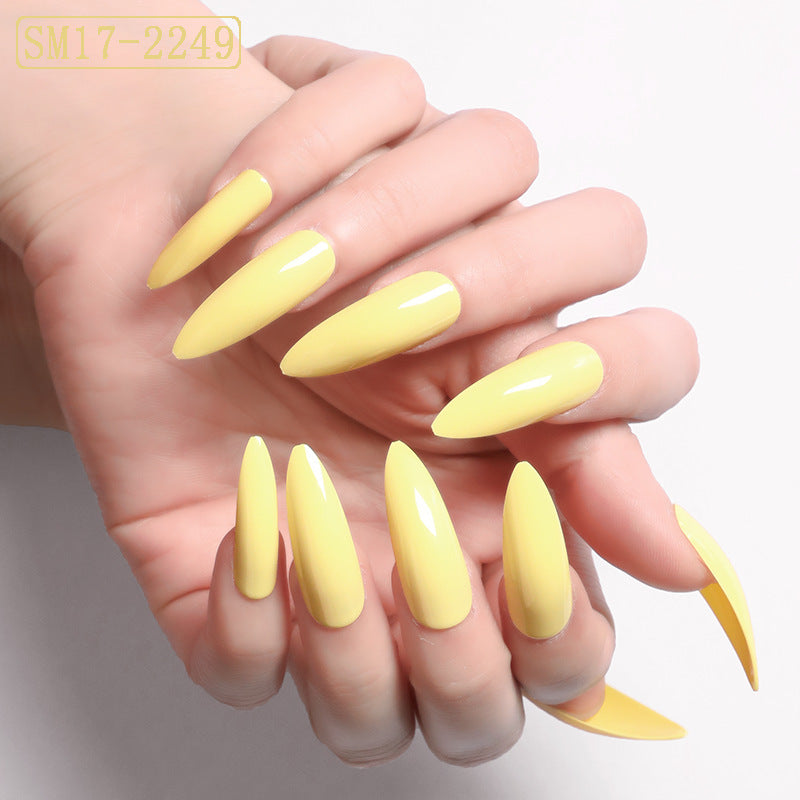 Long Almond False Nails