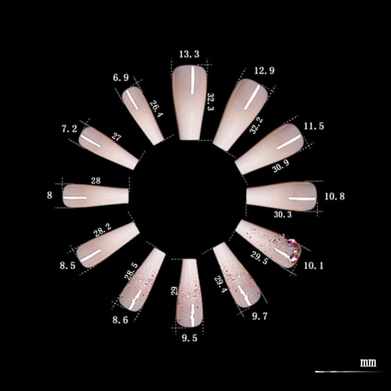Boxed Ballet Gradient Fake Nails