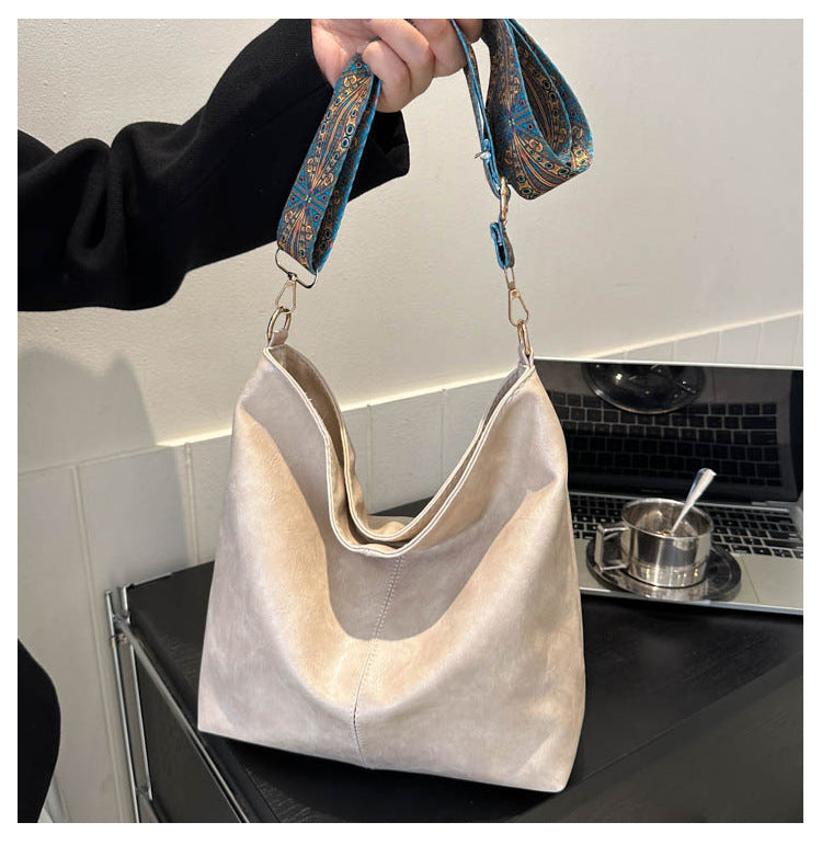 Ethnic Style Large Bucket Bag