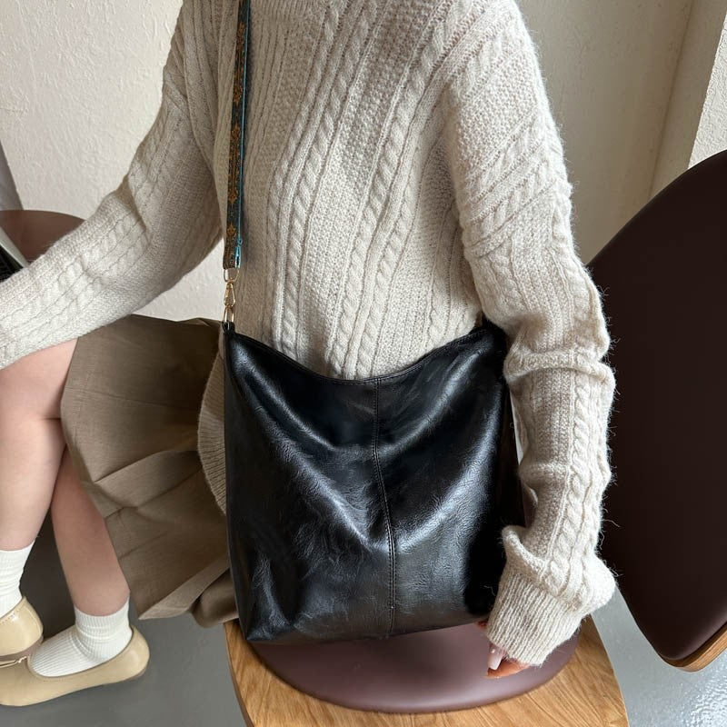 Ethnic Style Large Bucket Bag