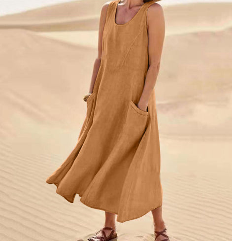 Loose Summer Maxi with Pockets