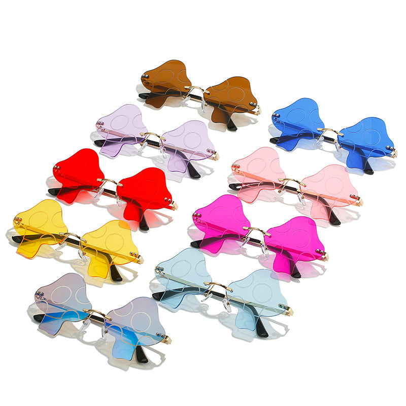 Irregular Mushroom-shaped Sunglasses For Women