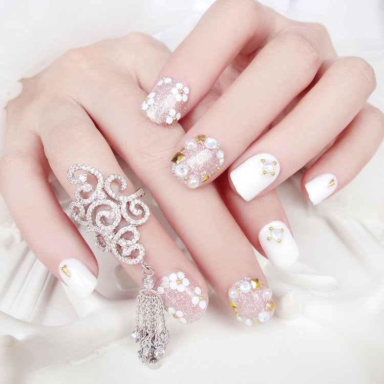 Bridal Nail Art Nails