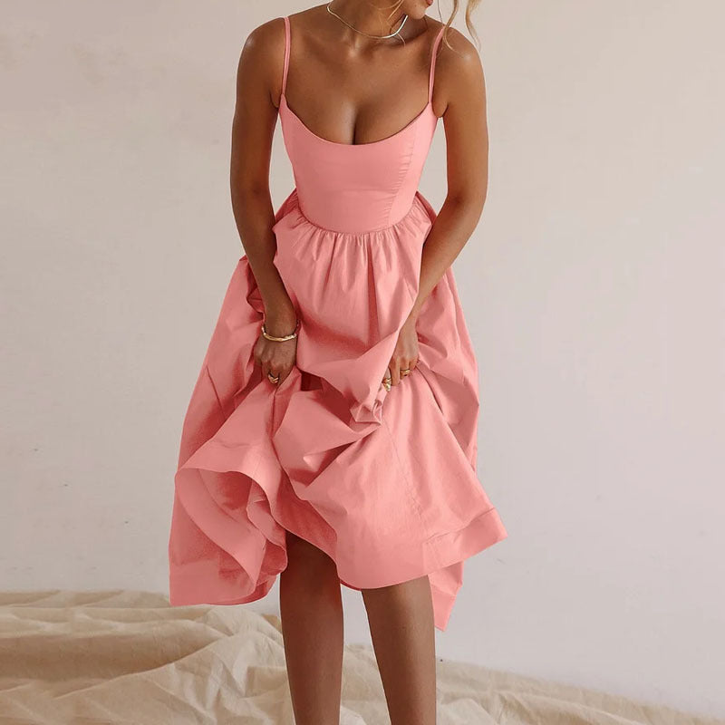 Sleek Spaghetti Strap Dress