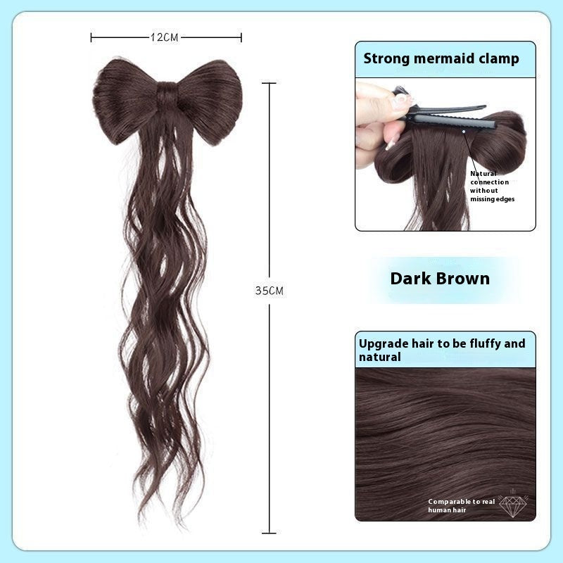 Lazy Bow Braid Hairpiece | Instant Bun & Ponytail Extension