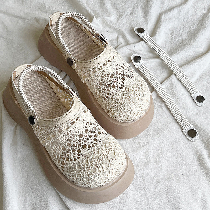 New Hollow-out Mesh Upper Commuter Sandals