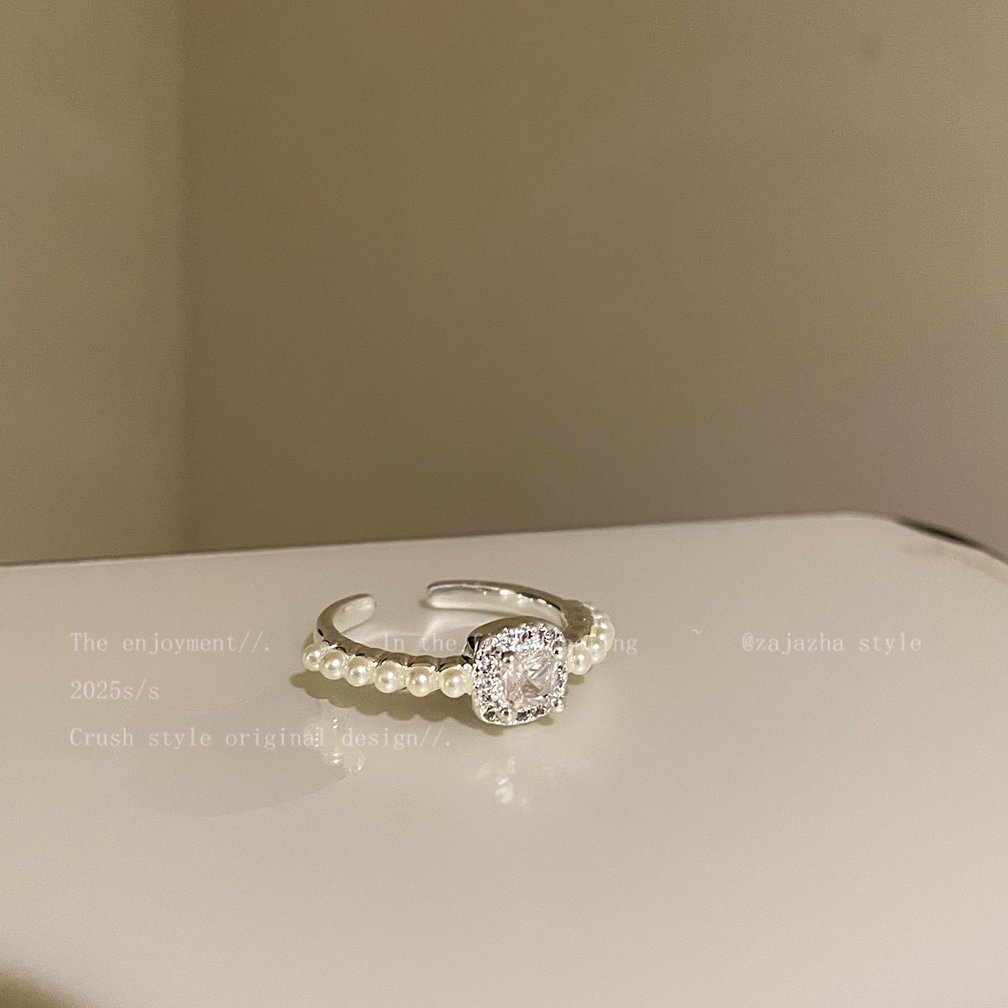 Niche High-End 925 Sterling Silver Retro Plain Band Ring