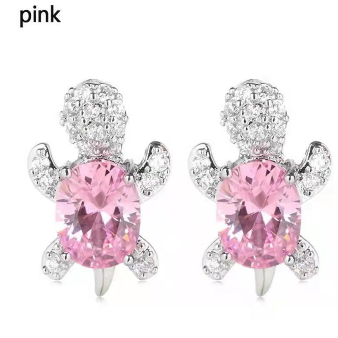 Cute Little Animal Niche Design Earrings Jewelry Stud Earrings
