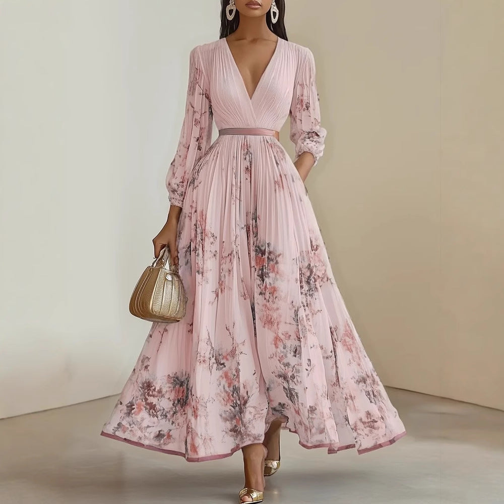 Print Holiday Dress