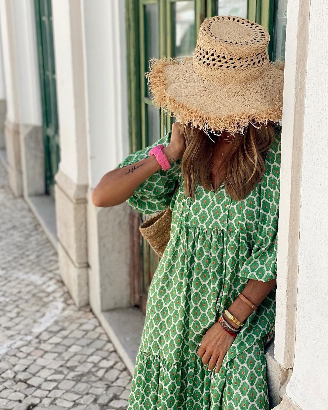 Vintage Bohemian V-Neck Maxi