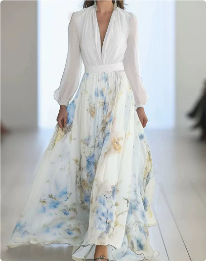Print Holiday Dress