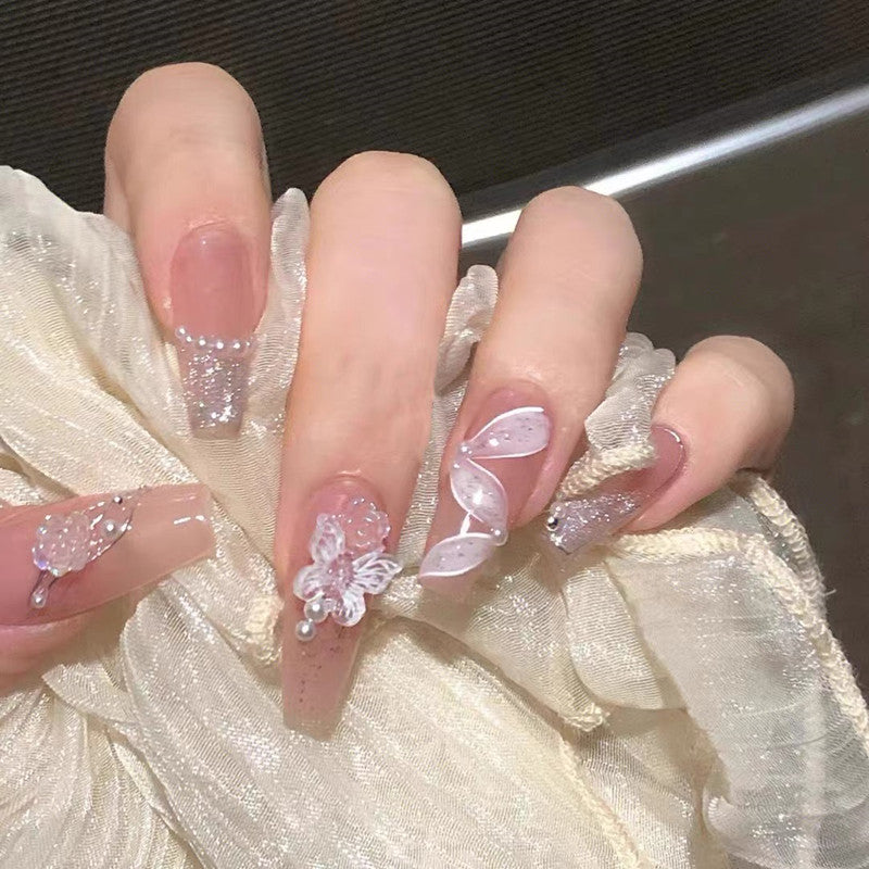 Camellia Streamer Nail