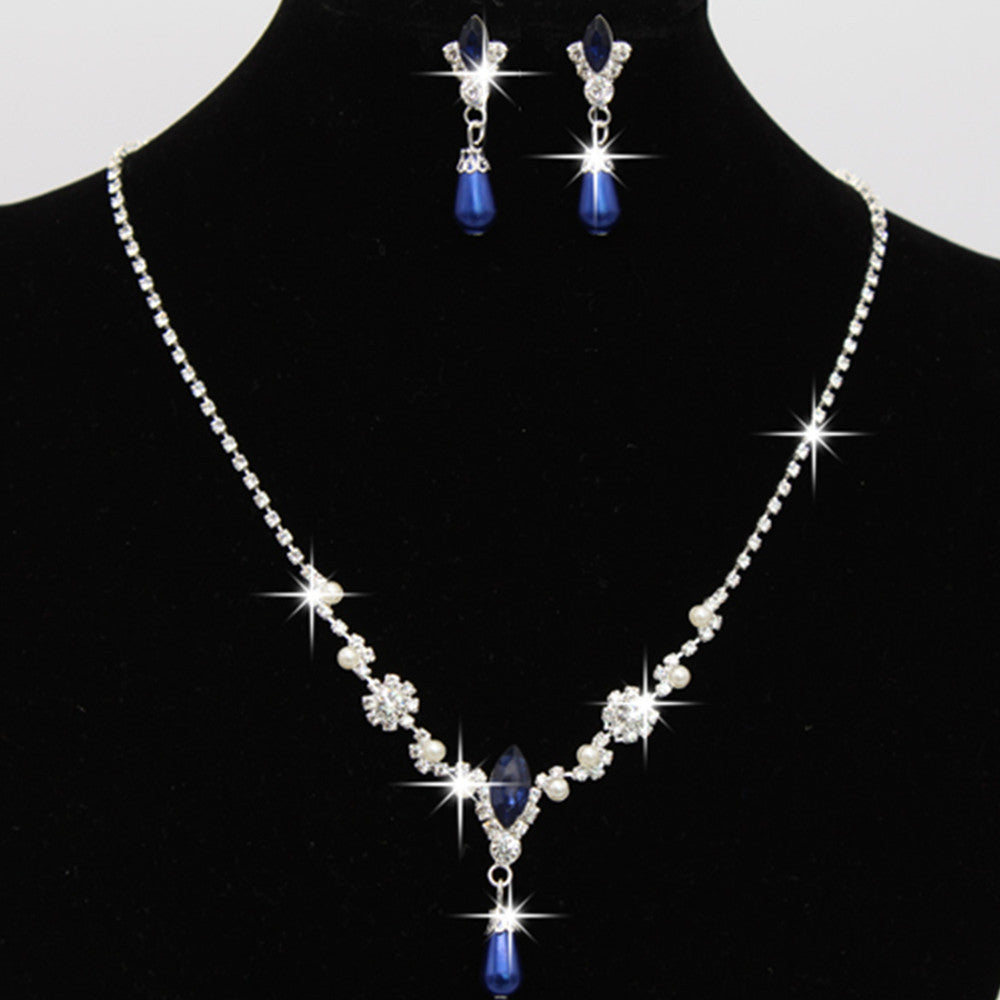 Dropspearl Necklace, Earrings Bridal Necklace