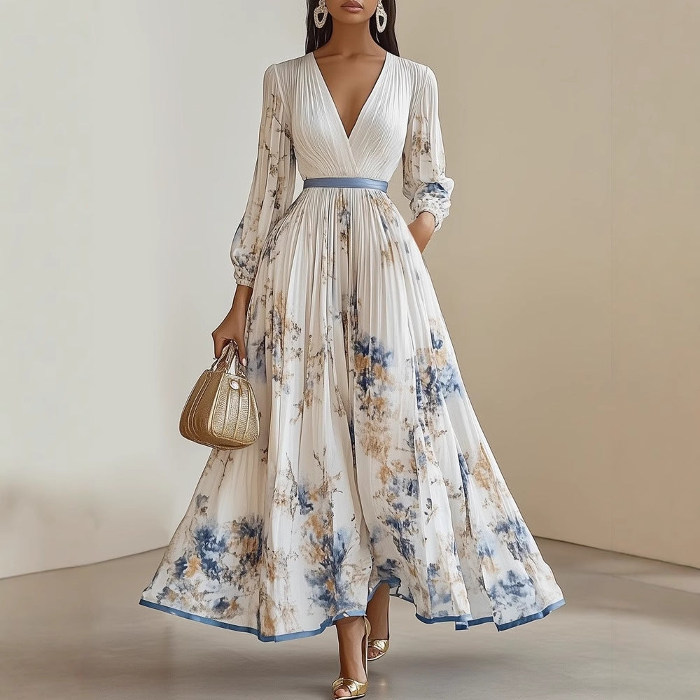 Print Holiday Dress