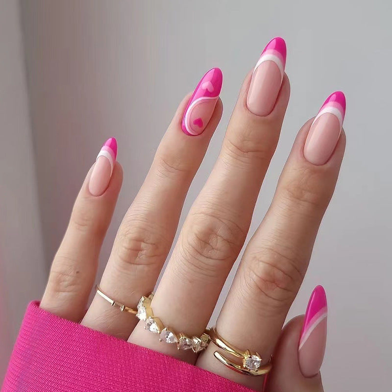 Gradient French Nails