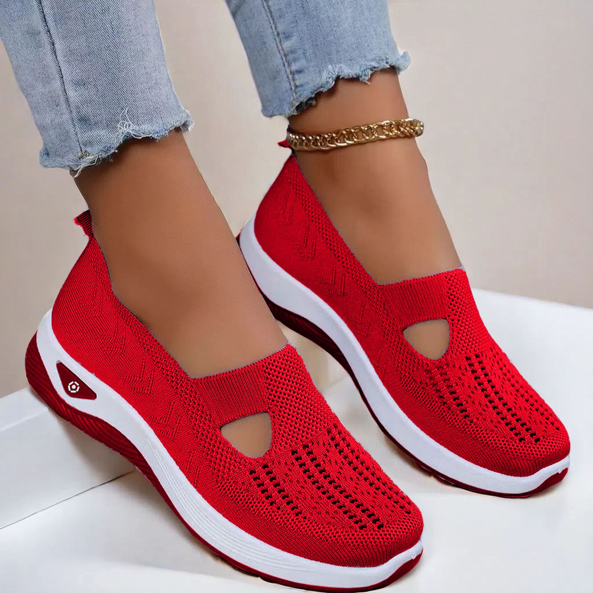 Breathable Mesh Flats