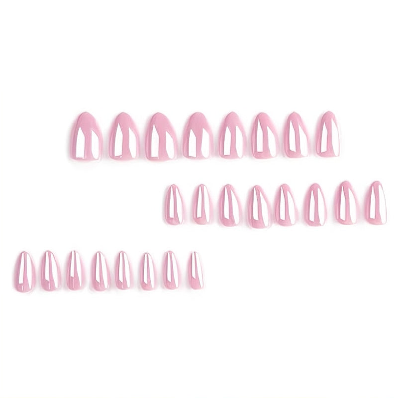 24pcs Long Aurora Powder Pipe Nails
