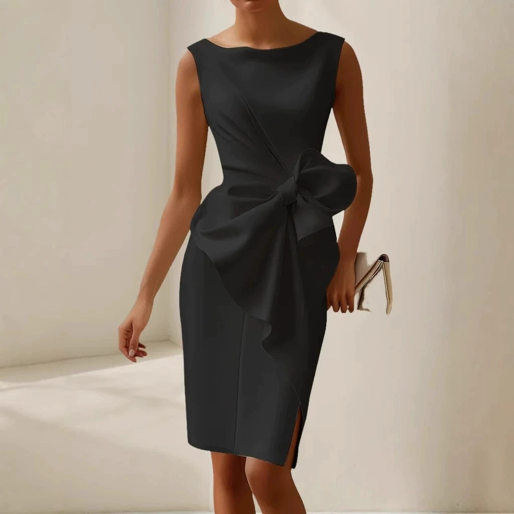 Sleeveless Bowknot Party Dress