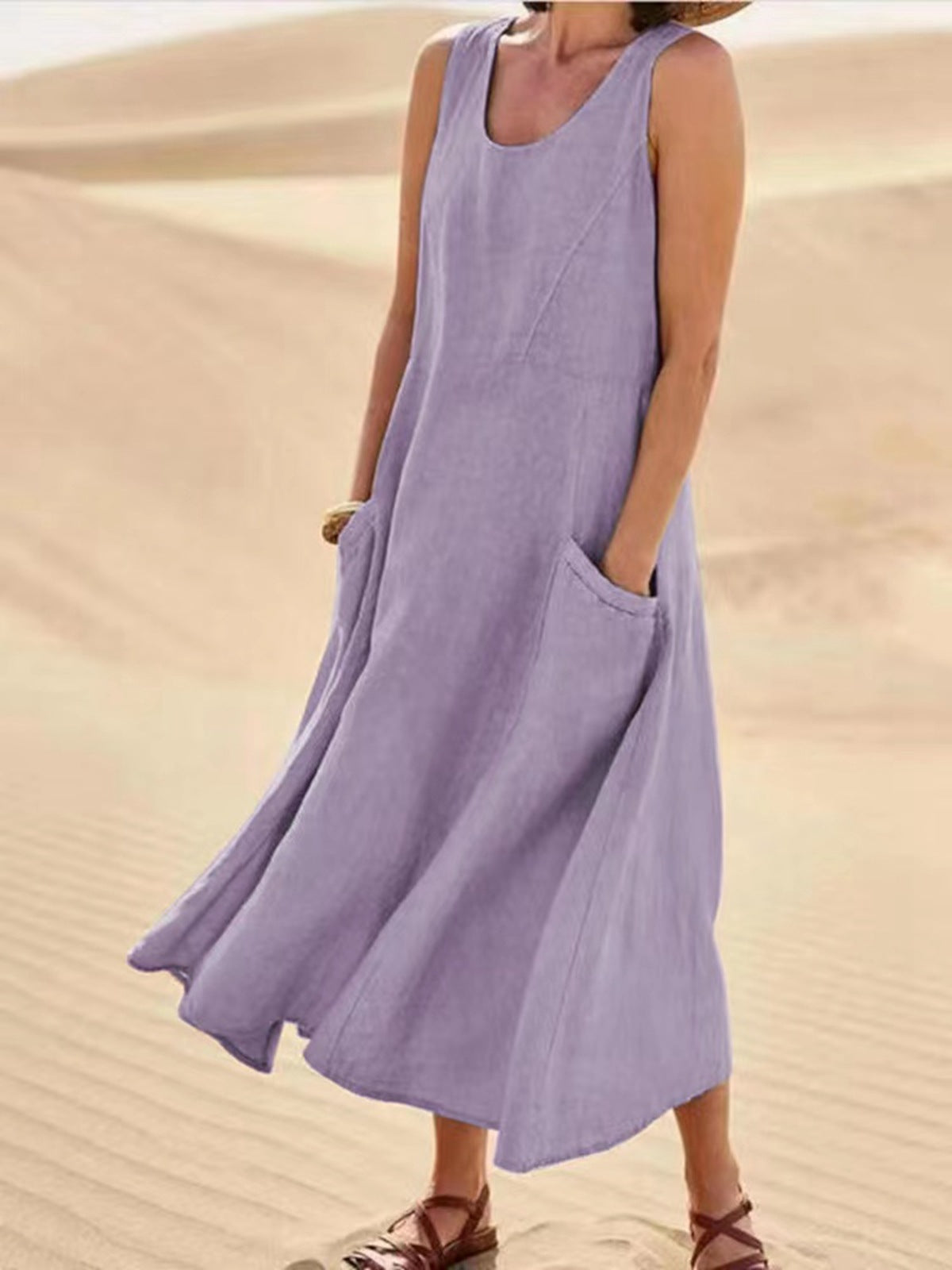 Loose Summer Maxi with Pockets