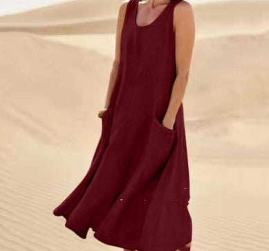 Loose Summer Maxi with Pockets