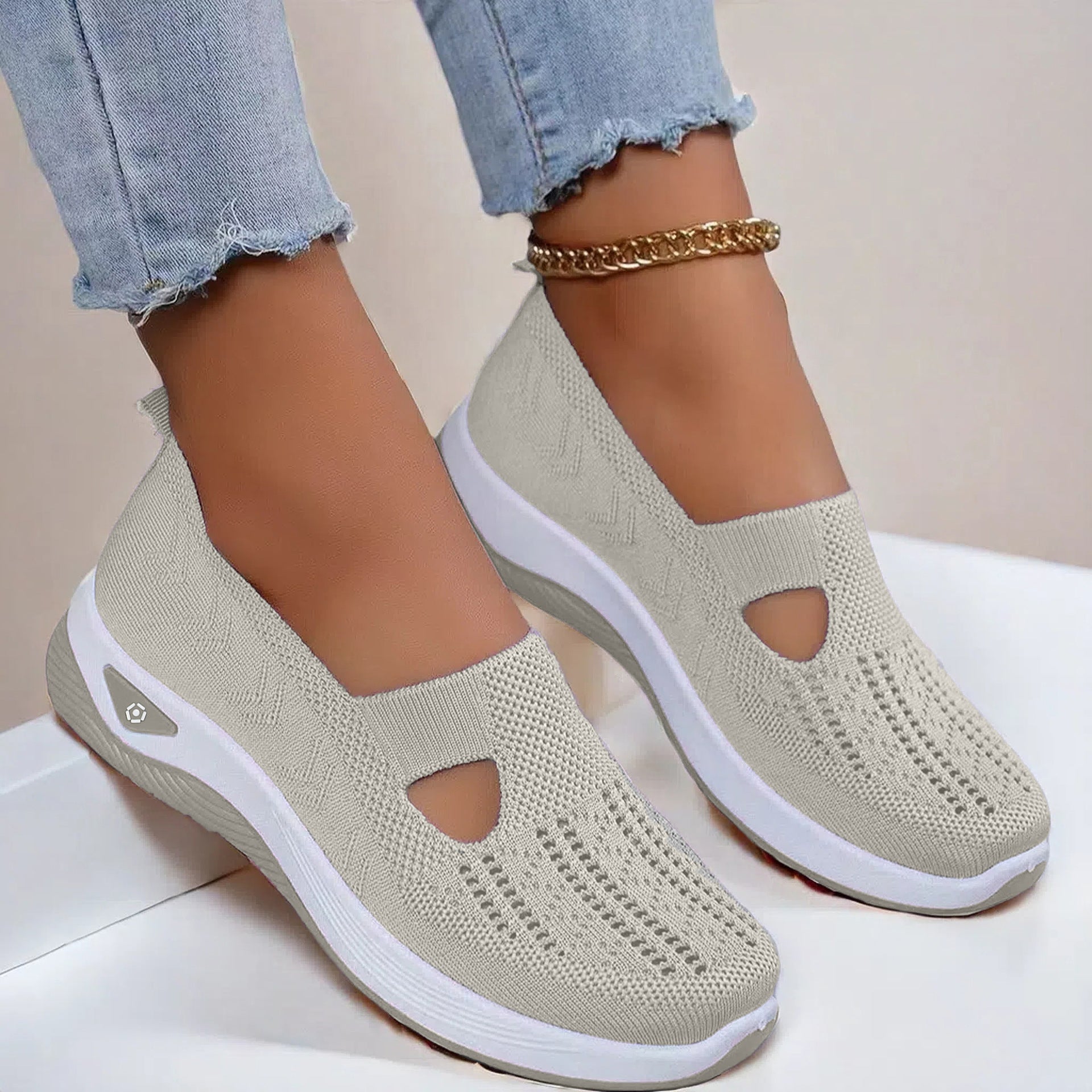 Breathable Mesh Flats