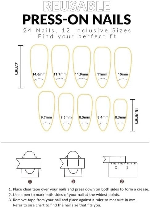 24pcs Purple Devil Nails