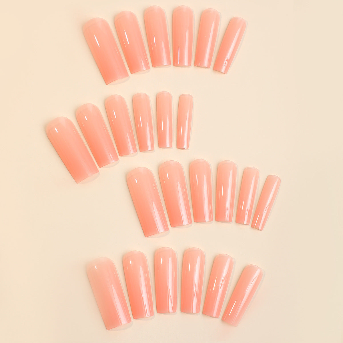 Solid Color Fake Nails