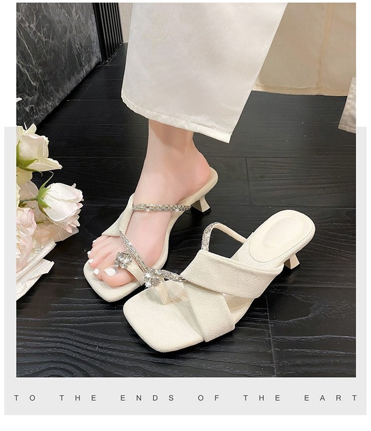 Women's Minimalist Pointed-Toe Mules with Hidden Heel