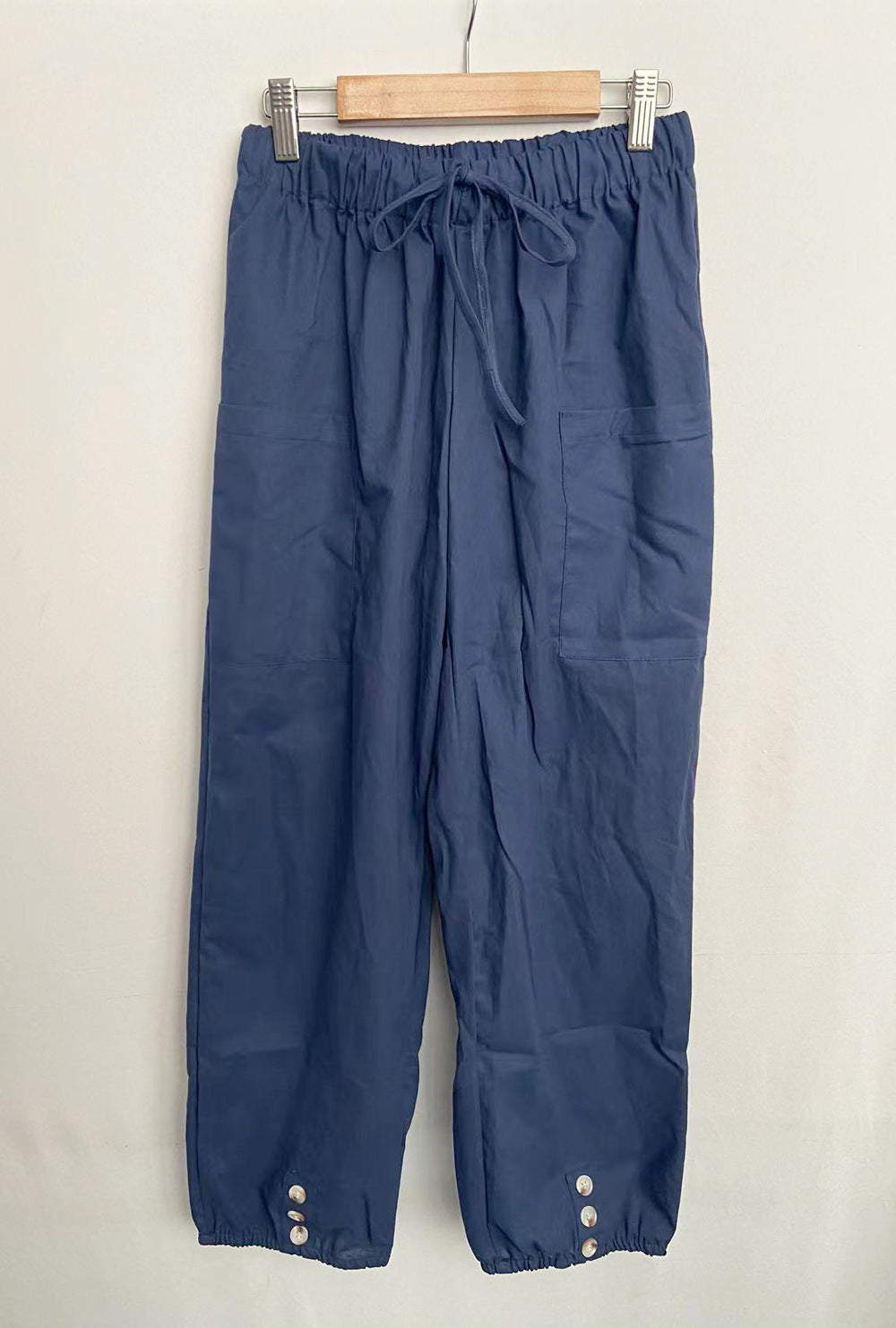 Women's Casual Nine-point Pants Wide Leg