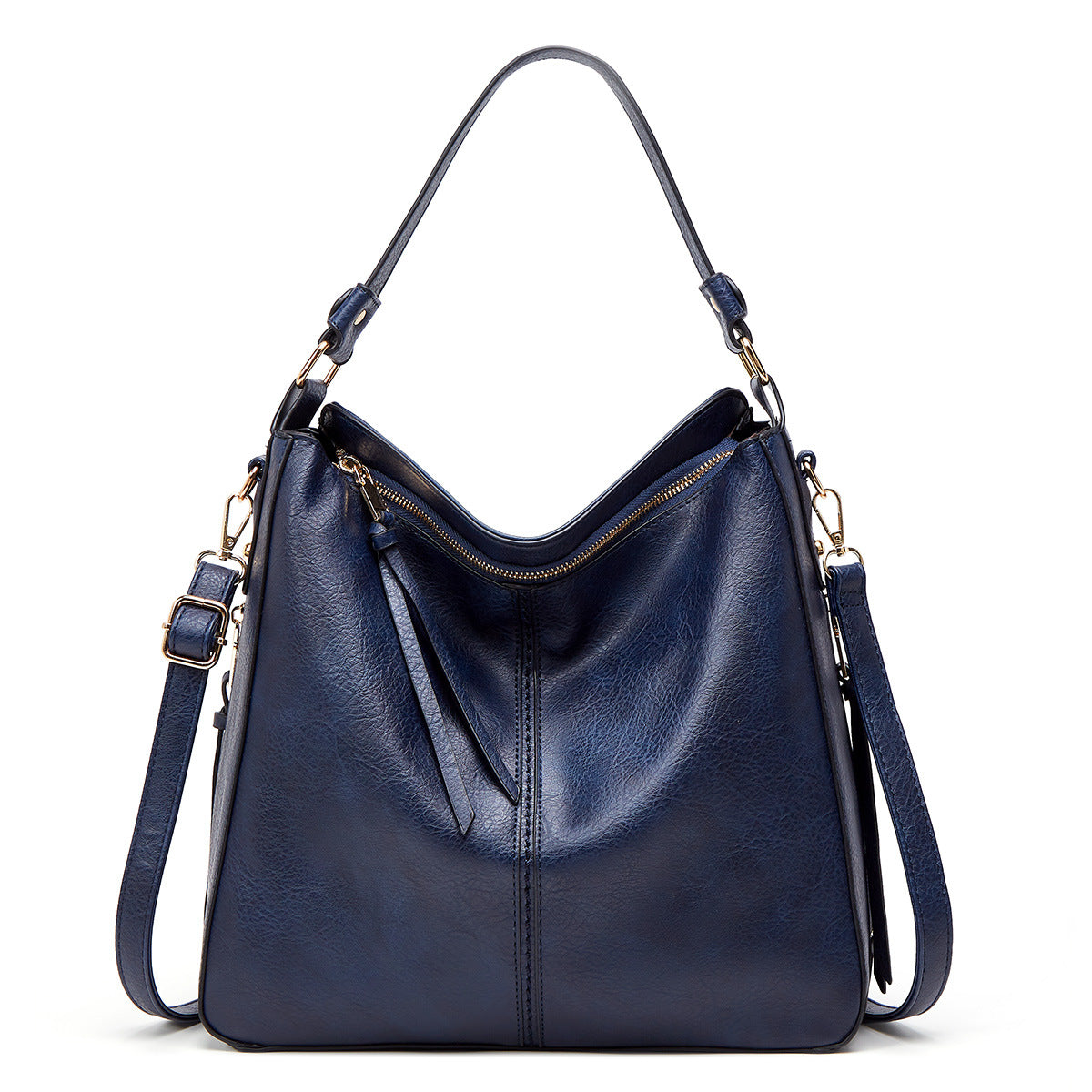 Hobo Zipper Bucket Bag