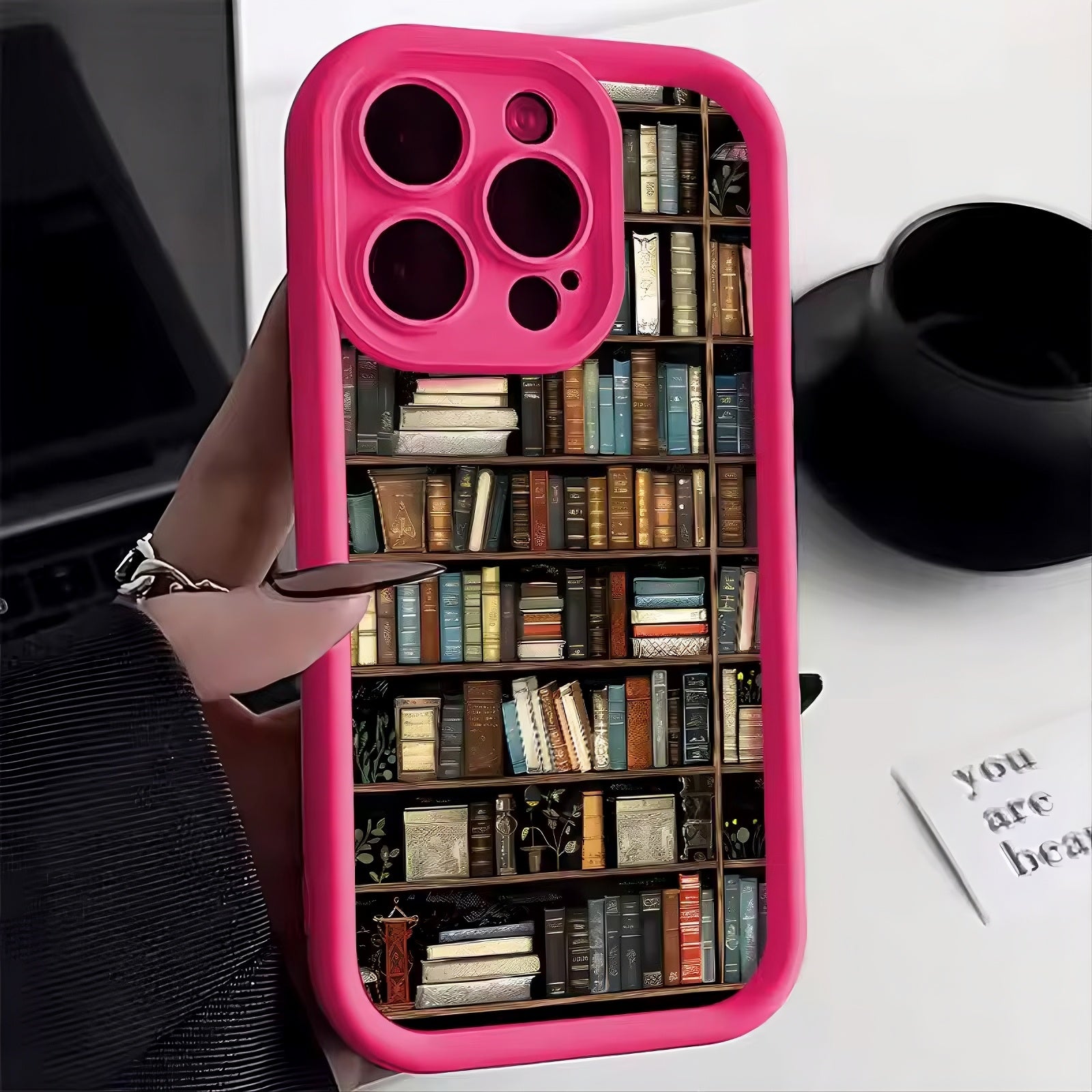 Book Shelf Silicone iPhone Case